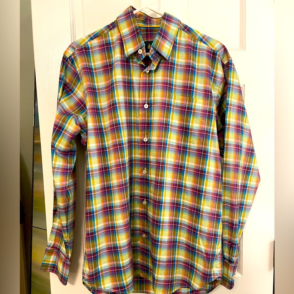 Robert Talbott Classic Rich Plaid Exquisitely Tai… - image 1